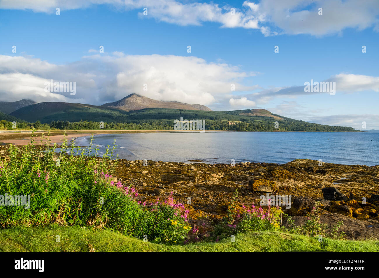 Brodick Promenade on the Isle of Arran Stock Photo