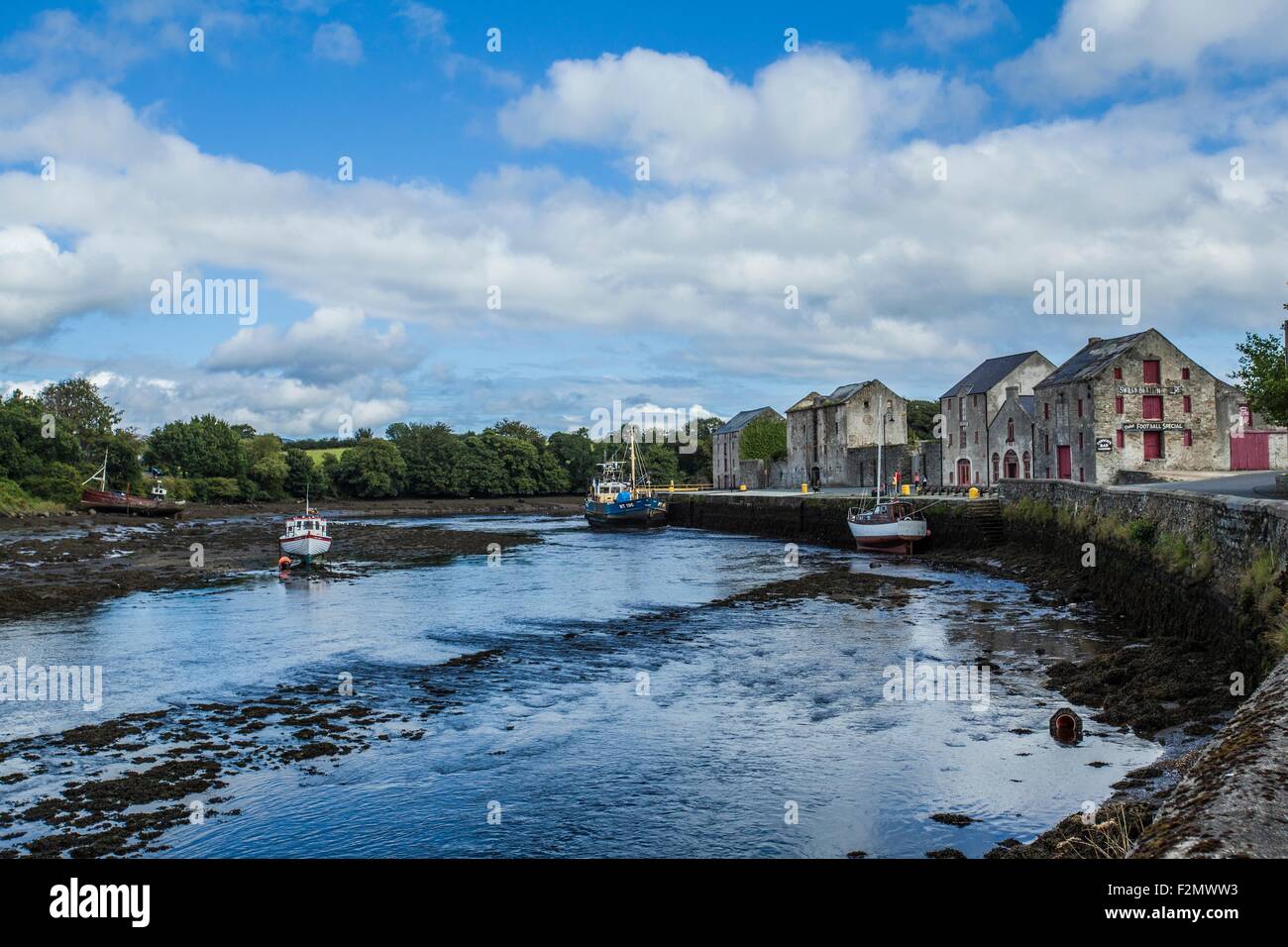 The town of Ramelton in Co. Donegal, Ireland Stock Photo