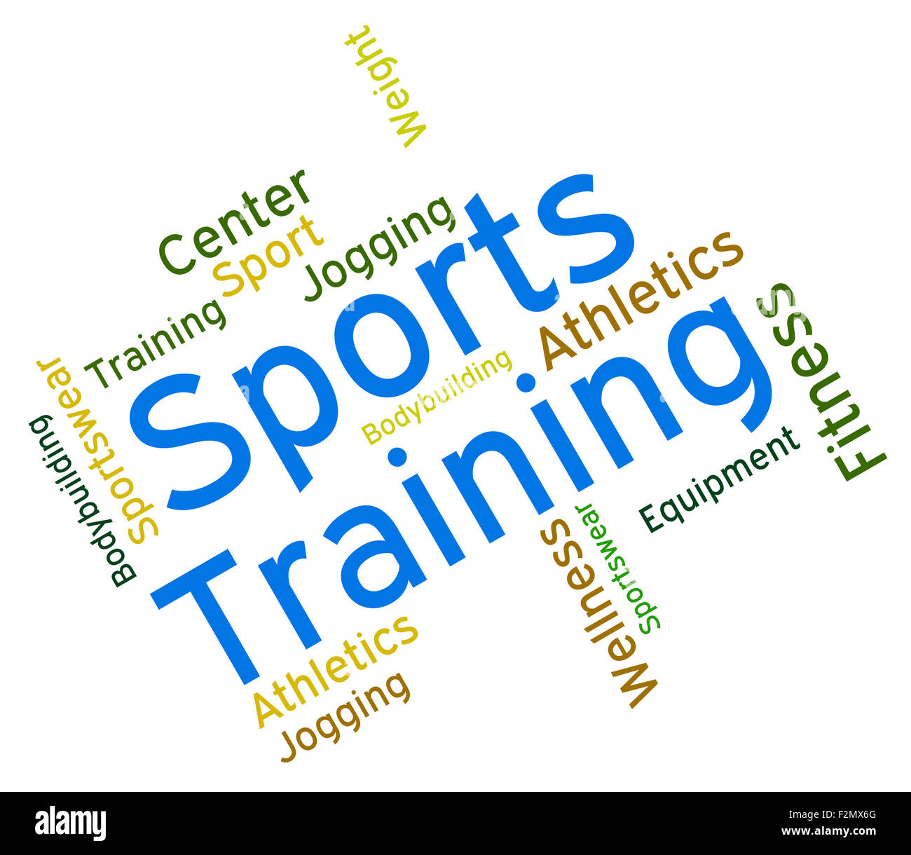 Sports Training Meaning Physical Activity And Exercising Stock Photo