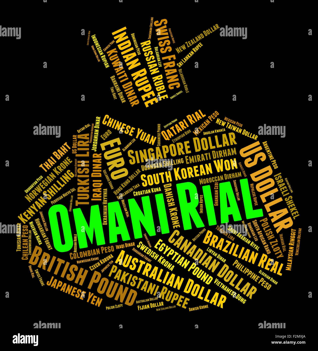Omani Rial Meaning Foreign Currency And Banknotes Stock Photo Alamy
