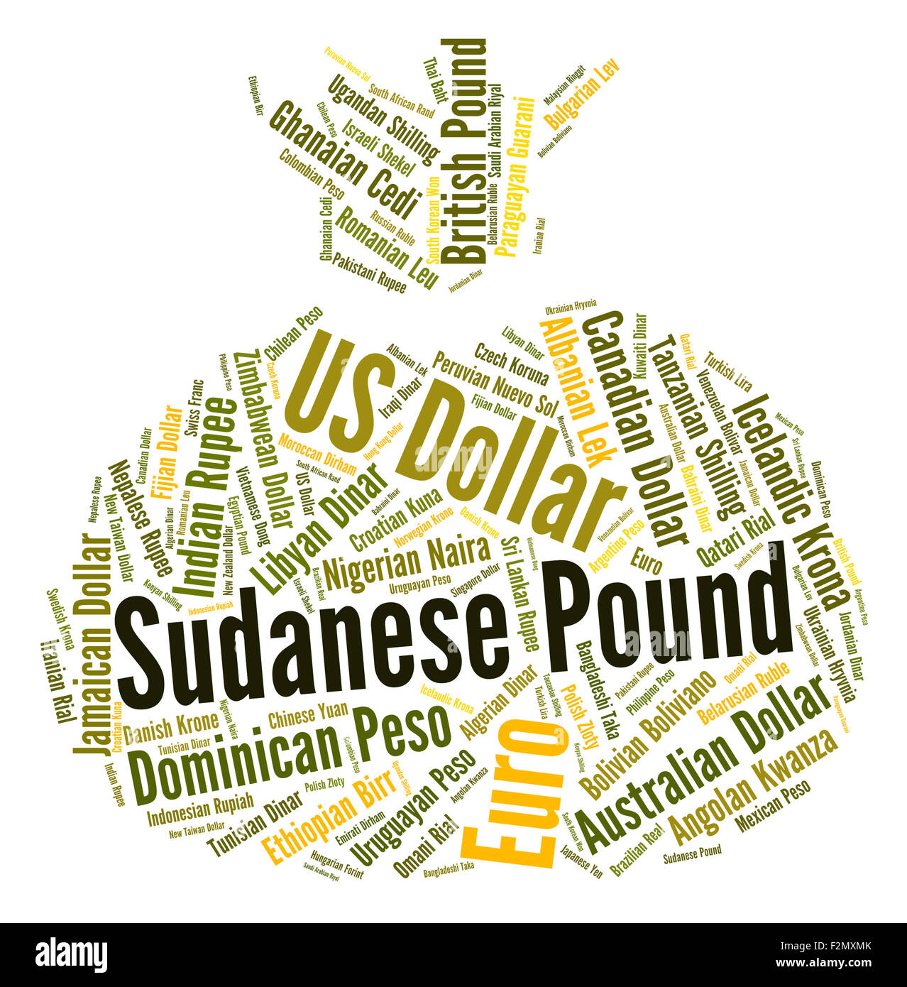 Sudanese Pound Representing Currency Exchange And Coinage Stock Photo