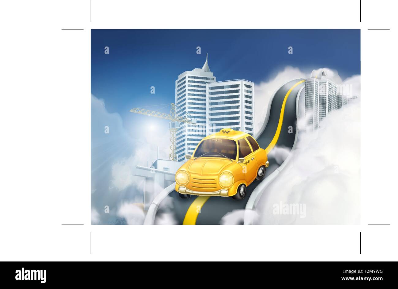 City vector illustration Stock Vector Image & Art - Alamy