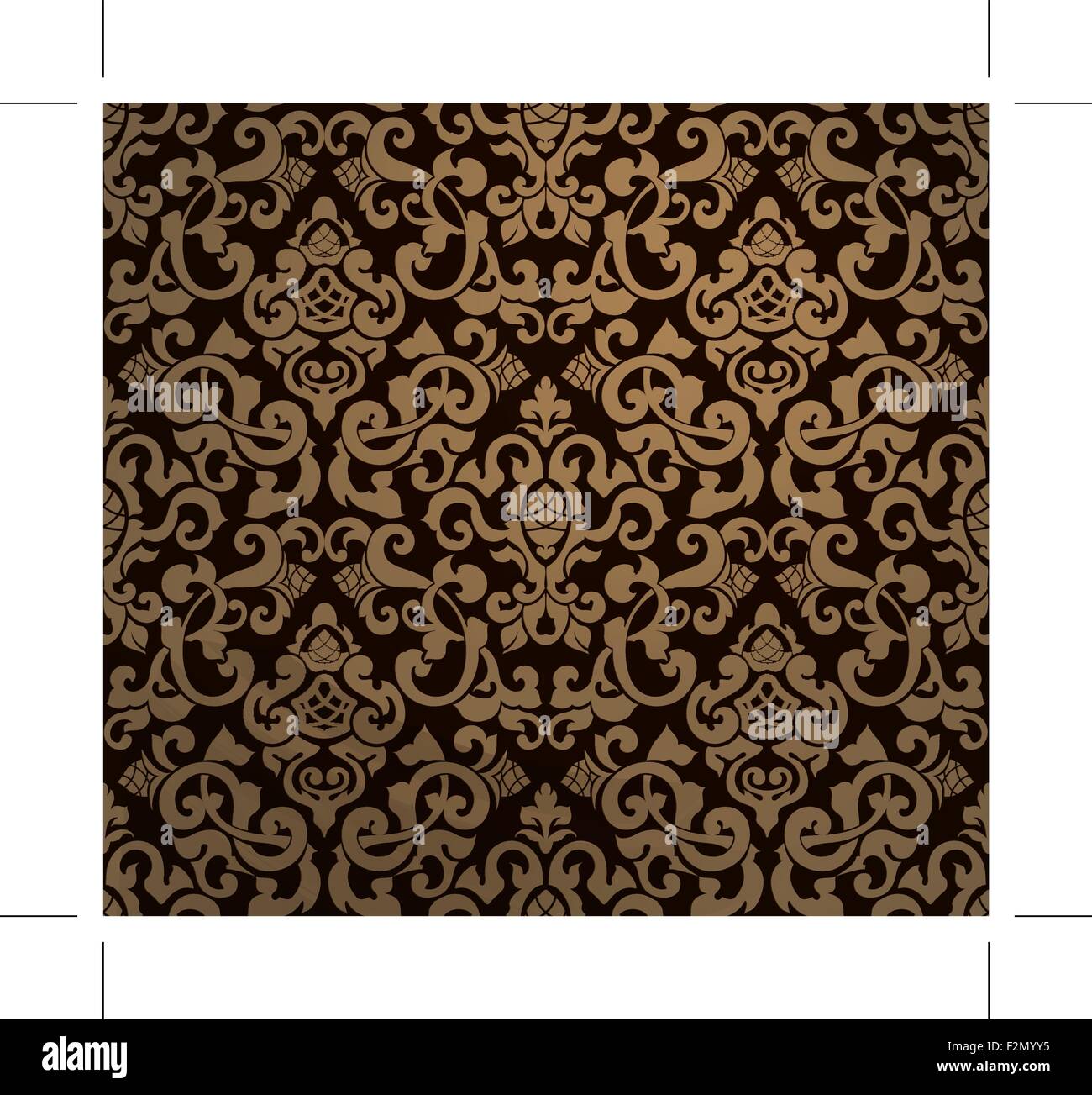 Vintage seamless pattern, vector Stock Vector Image & Art - Alamy