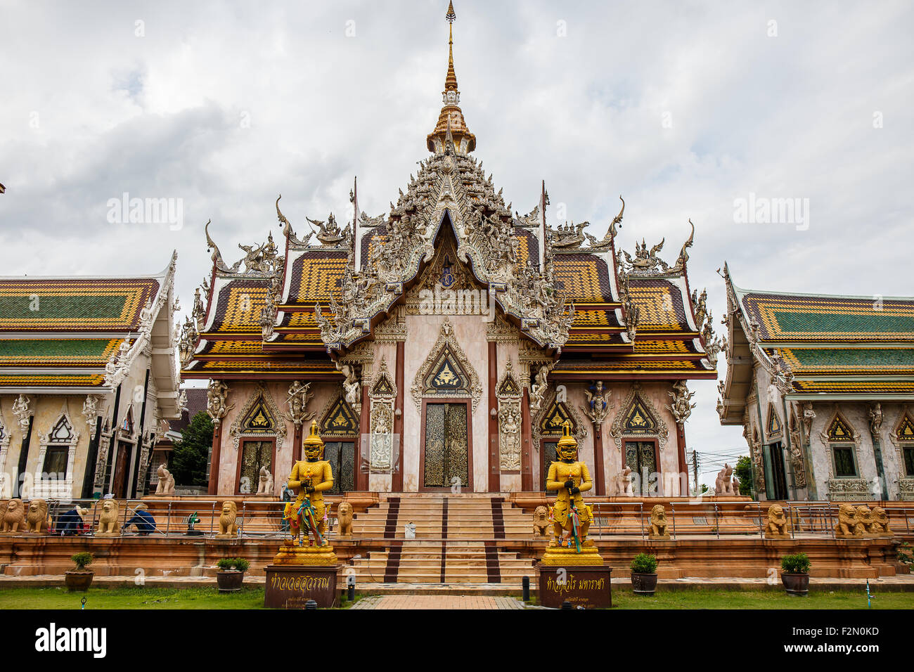 Wat Phra Rahu Nakhon Pathom, Thailand Stock Photo