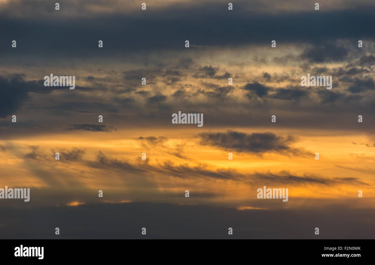 Clouds at Sunset Stock Photo - Alamy