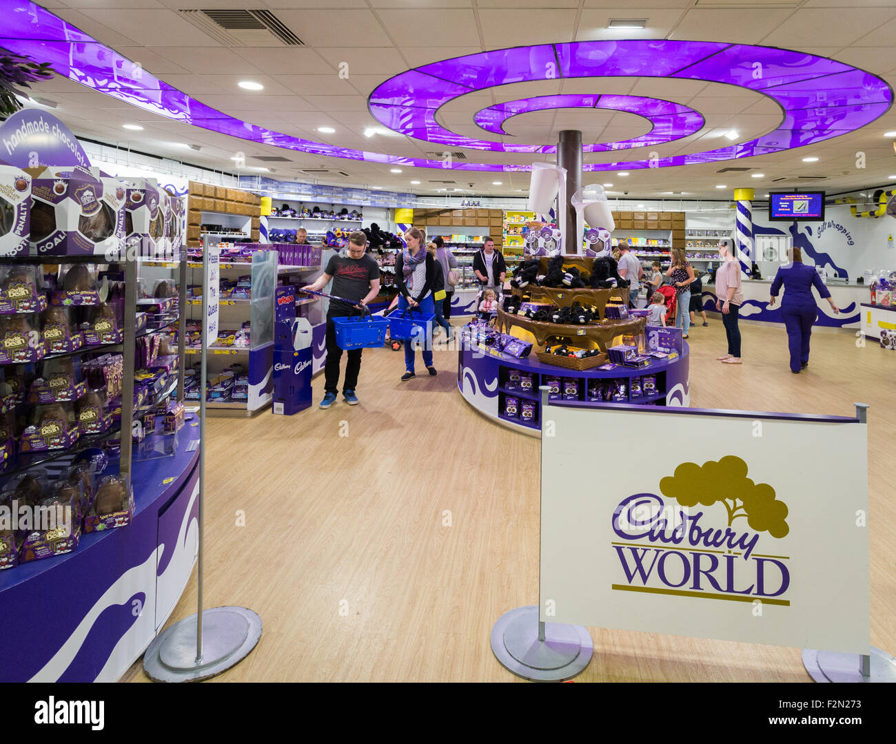 The shop at Cadbury World in Bournville England UK Stock Photo