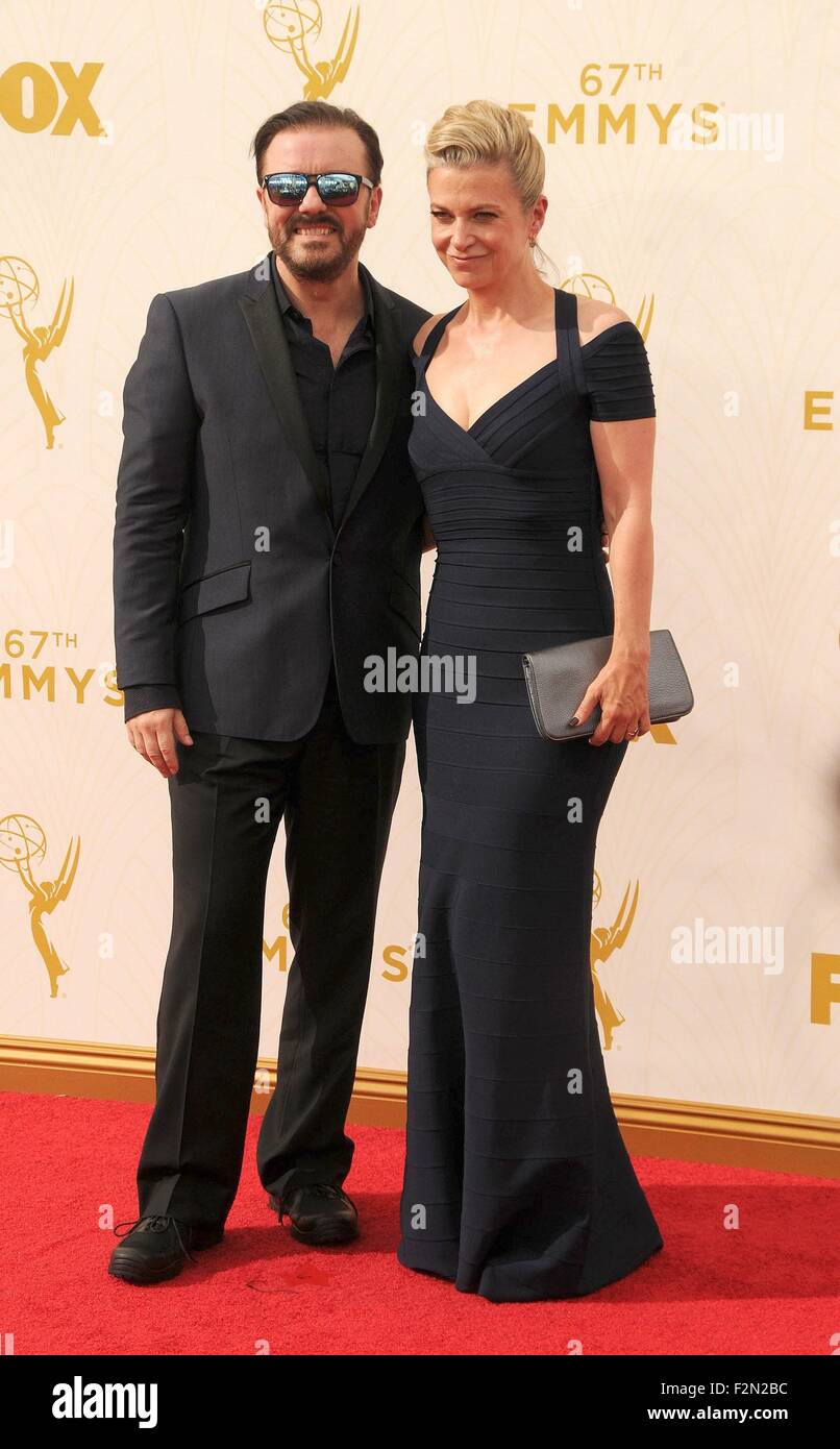 Ricky gervais wife jane fallon hi-res stock photography and images - Alamy