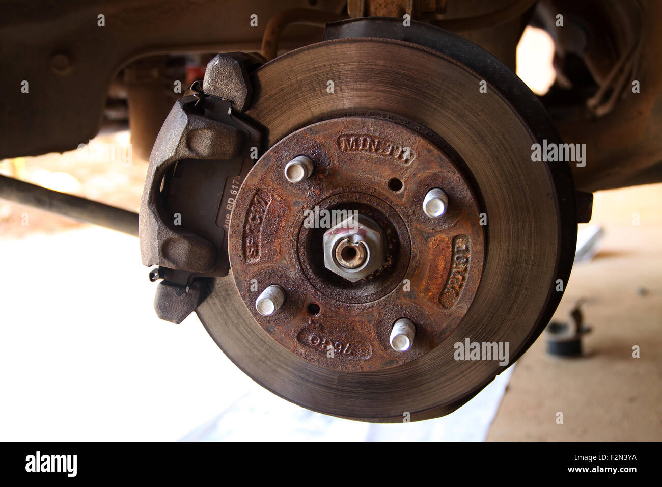 Car disk Brake Stock Photo Alamy