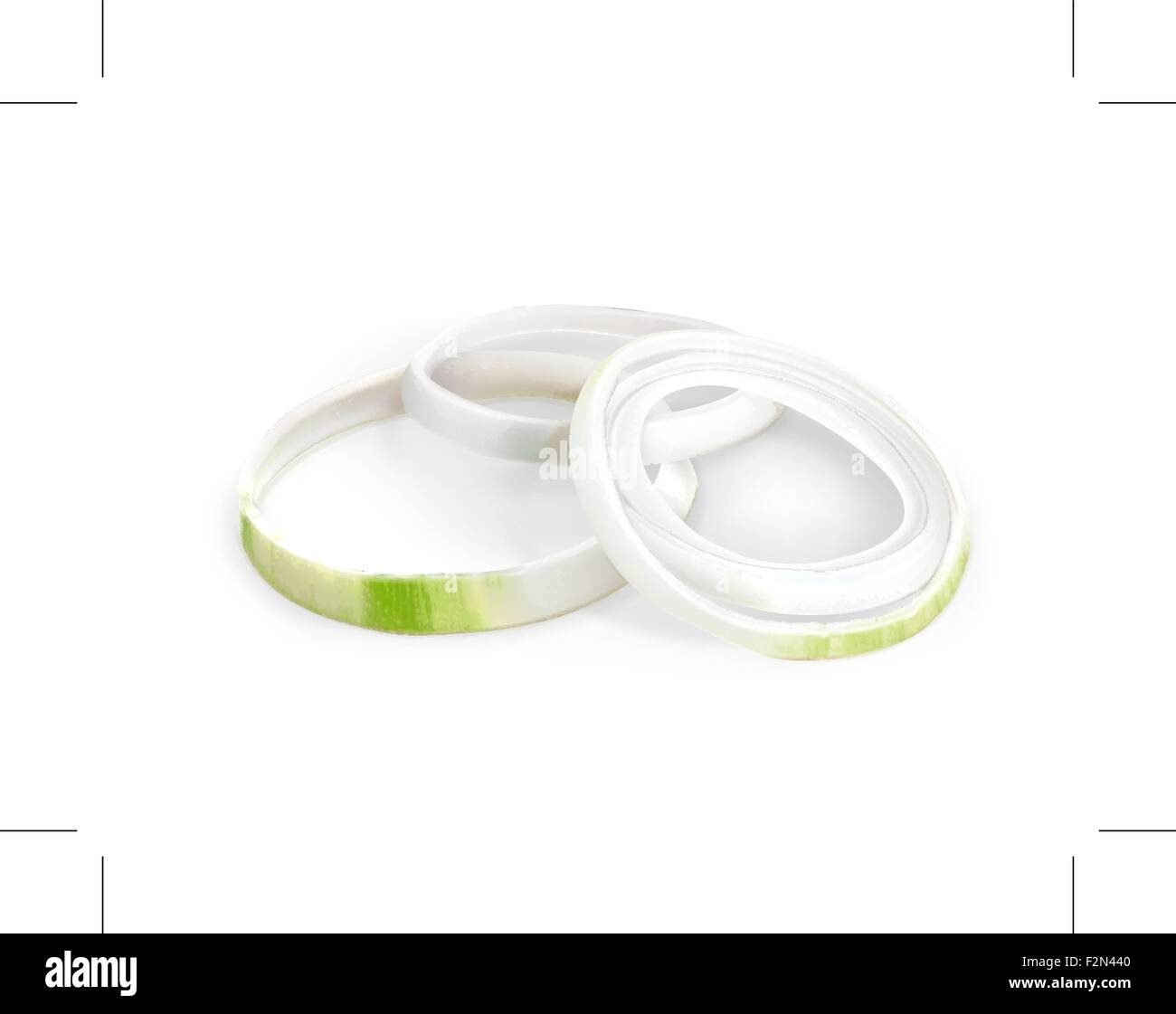 Onion rings vector Stock Vector Image & Art Alamy