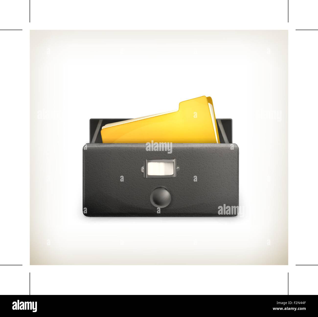 Open card catalog, vector black Stock Vector Image & Art Alamy