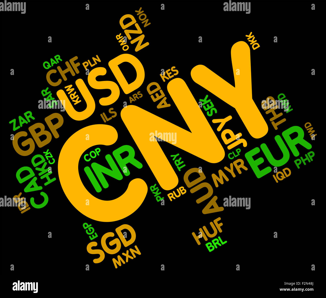 Cny Currency Showing Exchange Rate And Market Stock Photo - Alamy