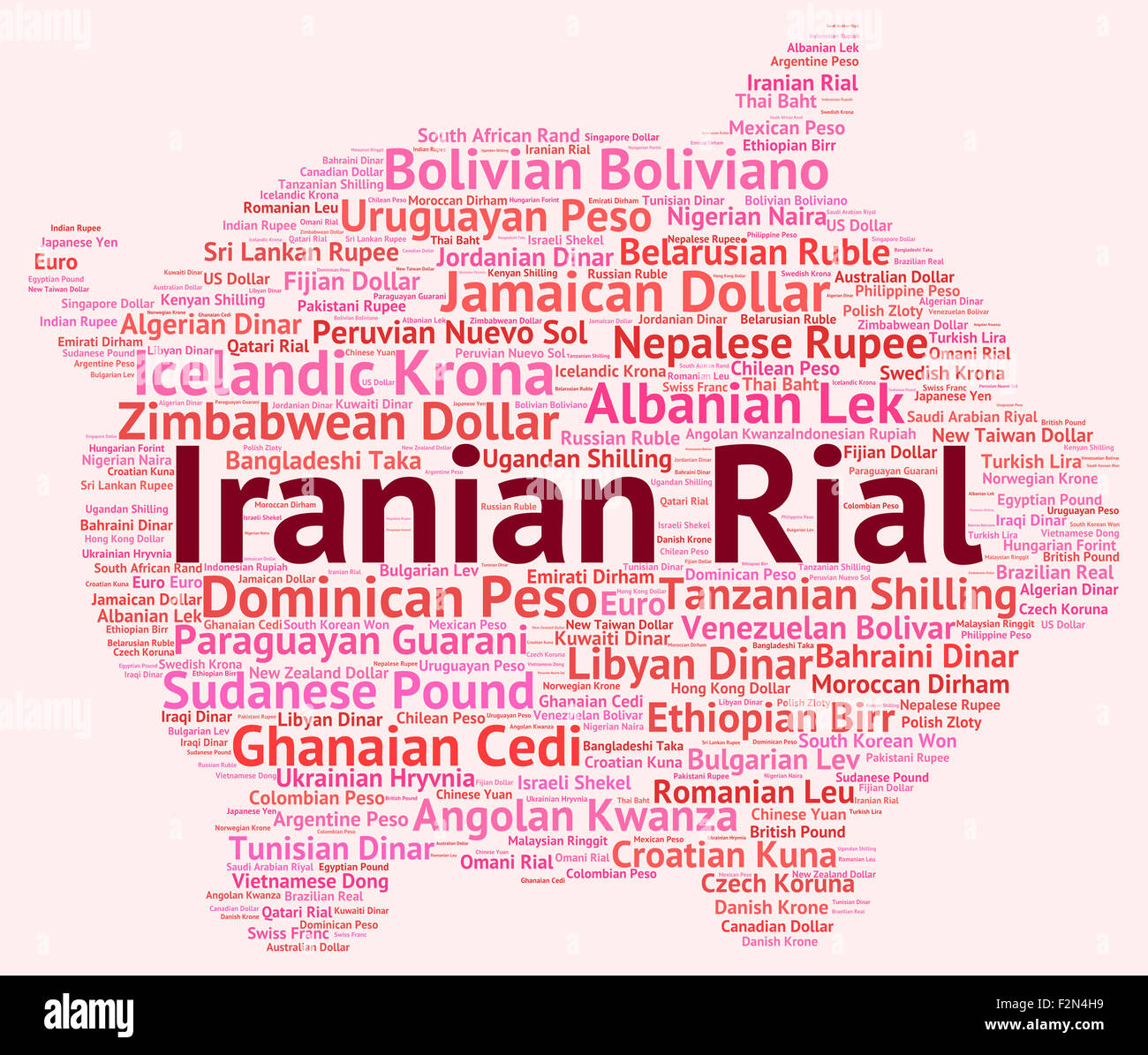 Iranian Rial Indicating Currency Exchange And Forex Stock Photo - Alamy