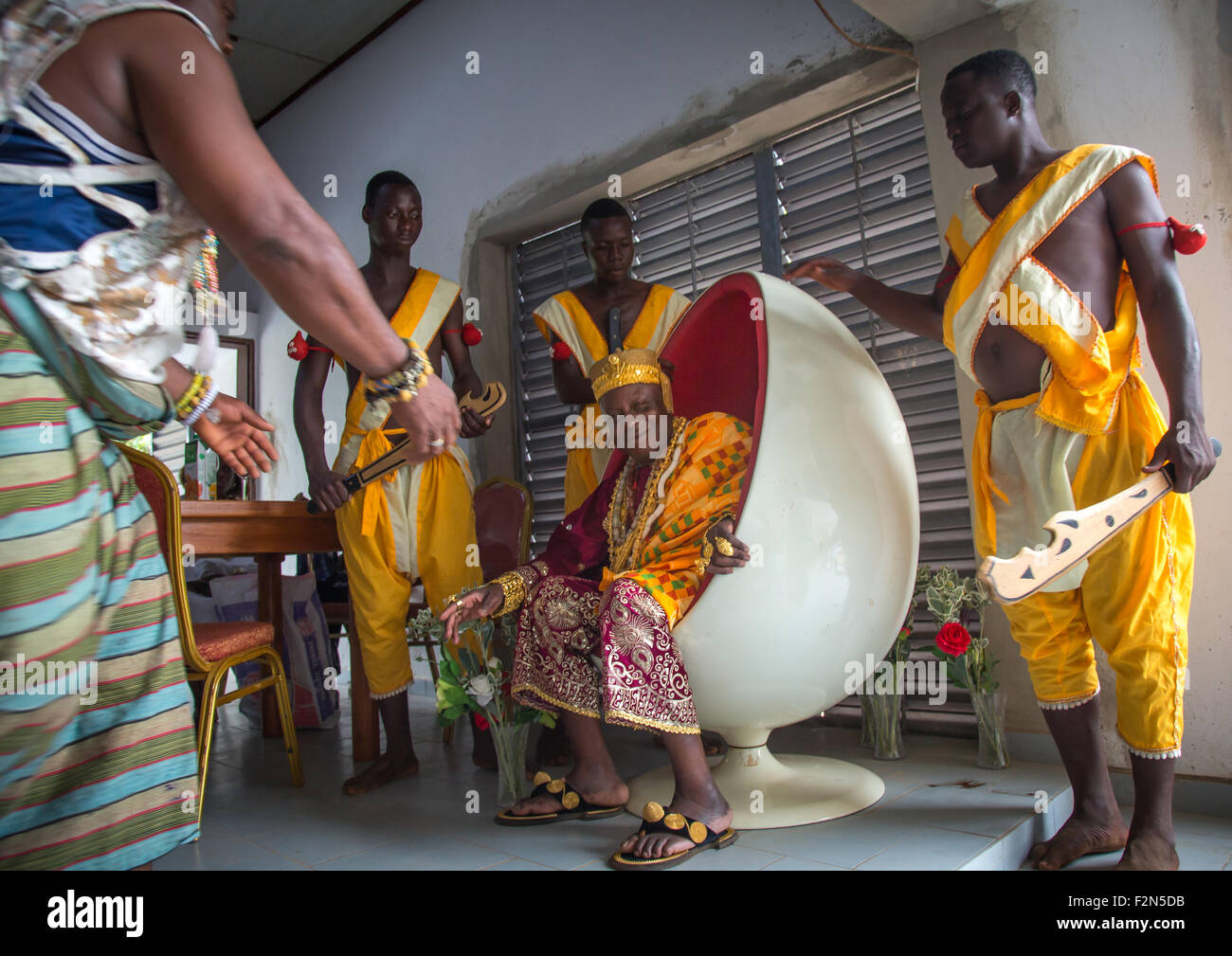 Benin, West Africa, Savalou, gbaguidi ahotondji sèvègni king of savalou