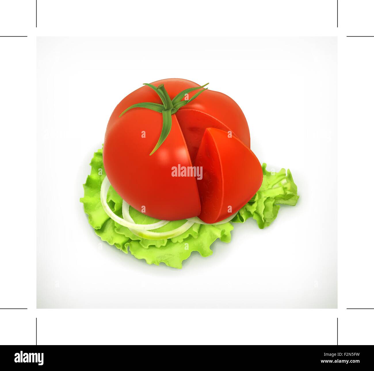 Vegetarian food, isolated vector illustration Stock Vector Image & Art ...