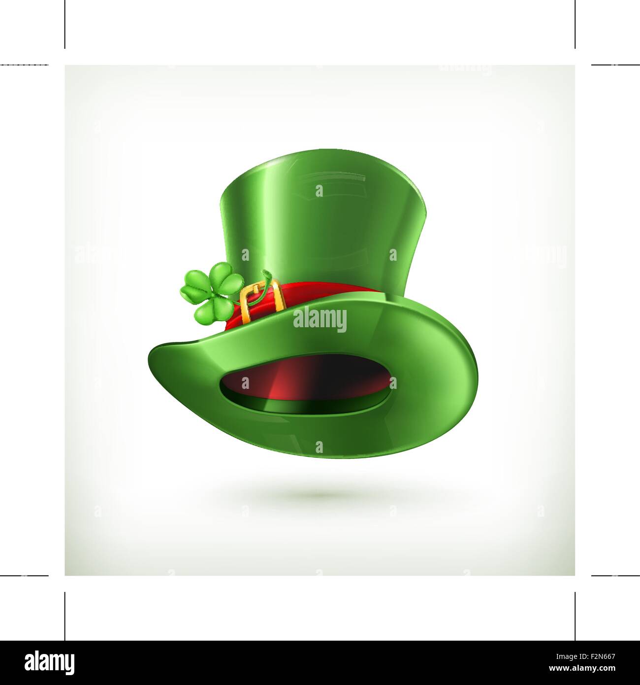 Leprechaun Hat, vector icon Stock Vector Image & Art - Alamy