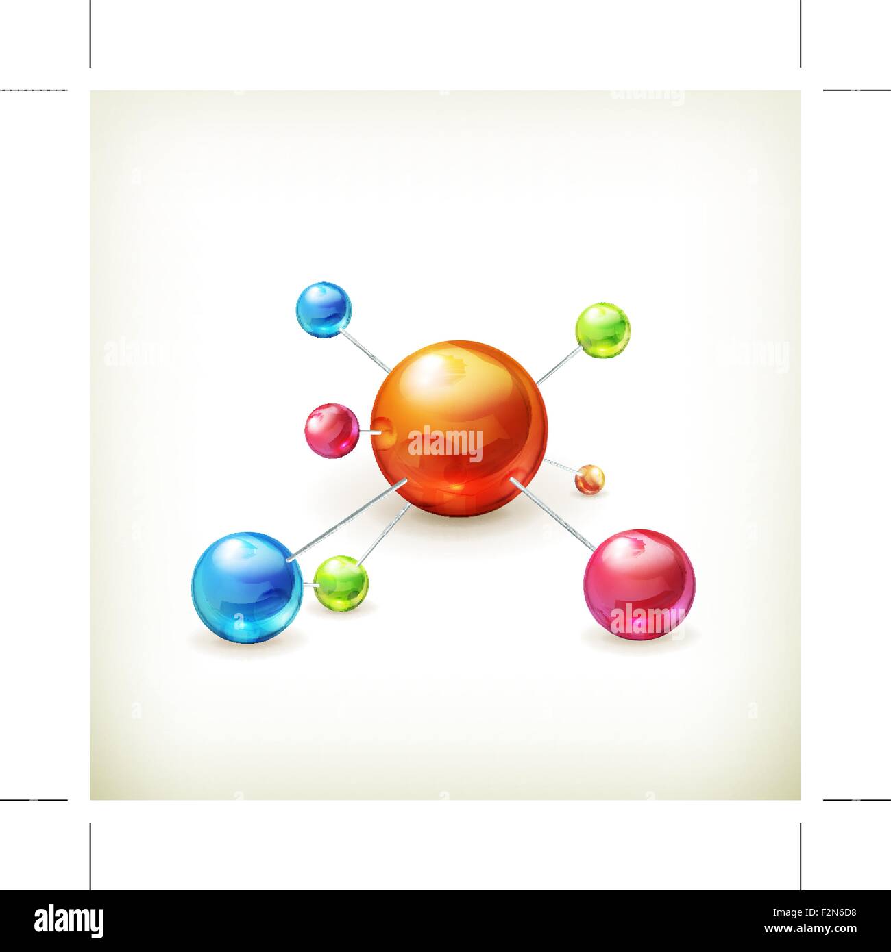 molecule vector icon Stock Vector Image & Art - Alamy