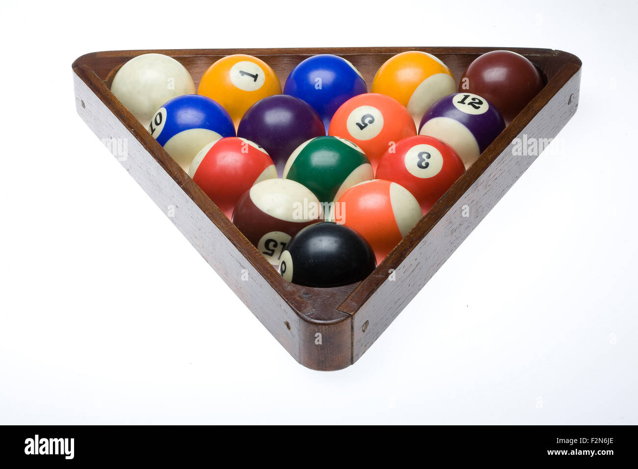 ball pool game sport eight sphere cue games number leisure play table white  entertainment fun snooker close-up competition balls Stock Photo - Alamy