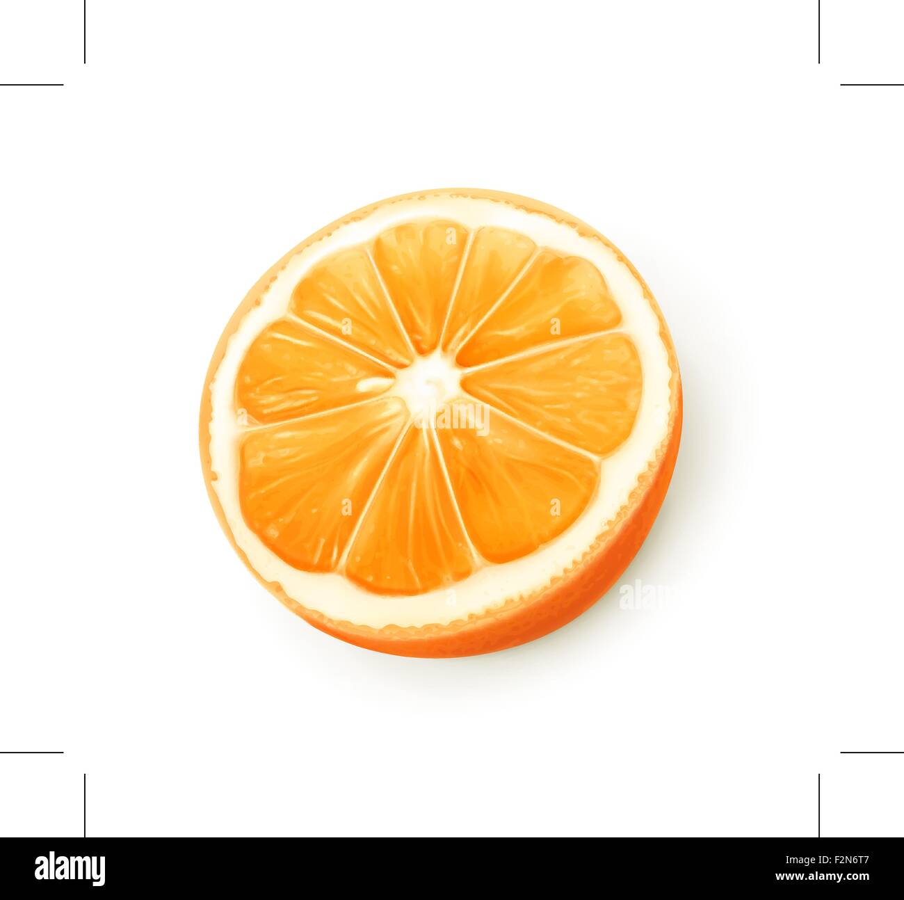 Orange fruit, vector Stock Vector Image & Art - Alamy