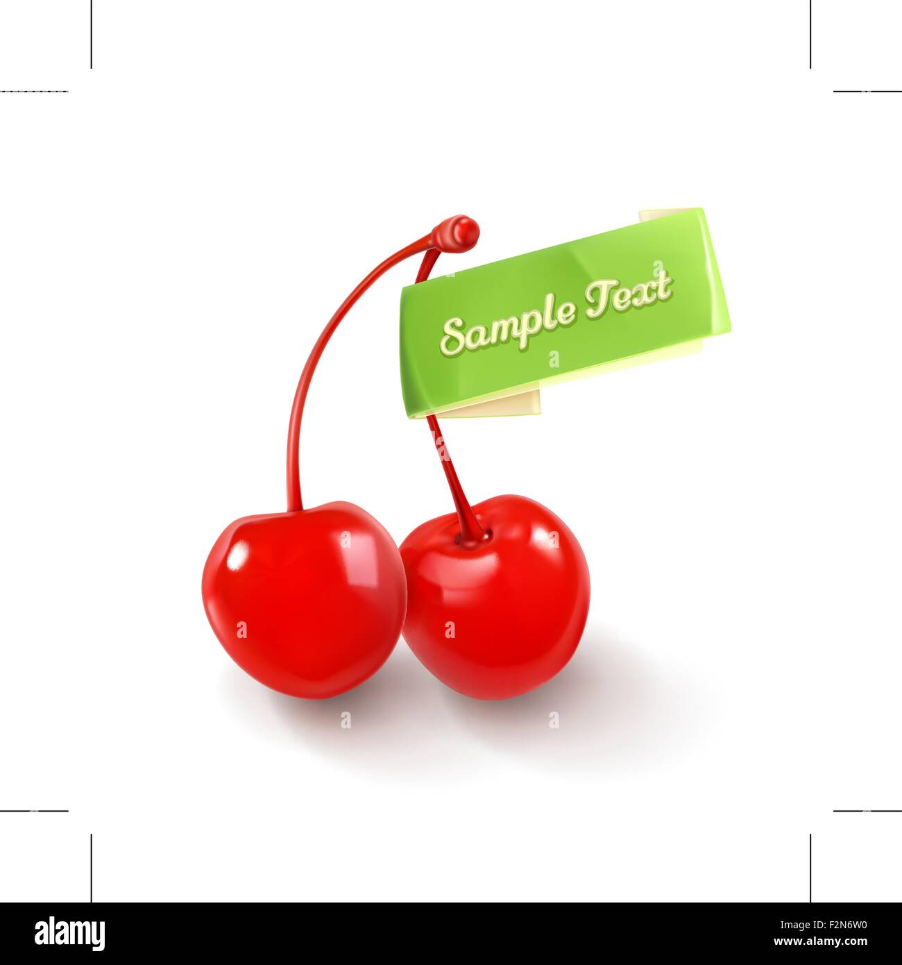 Cherries logo hires stock photography and images Alamy