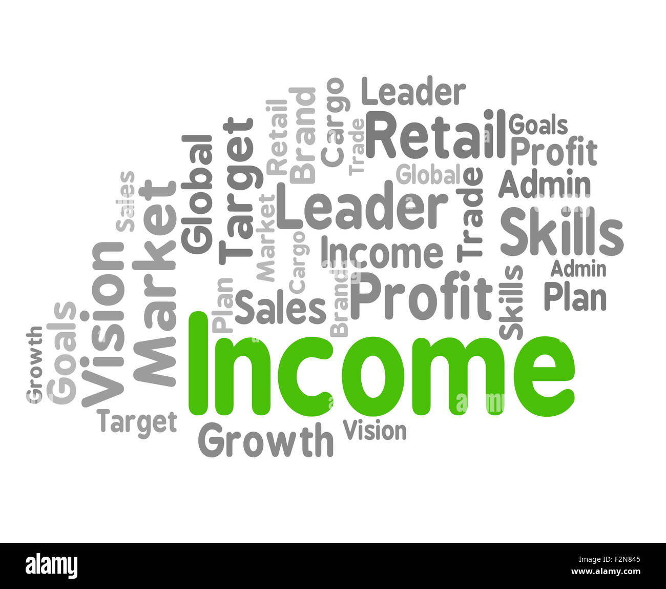 Word Meaning Salary Earns And Earning Stock Photo Alamy
