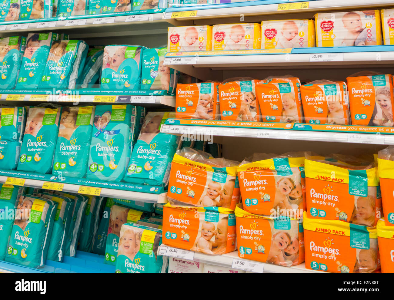 Nappies supermarket hi-res stock photography and images - Alamy