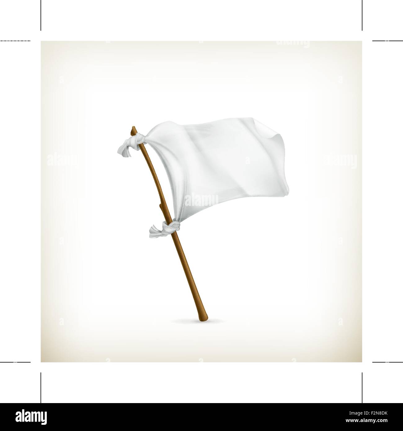 White flag, vector Stock Vector Image & Art Alamy