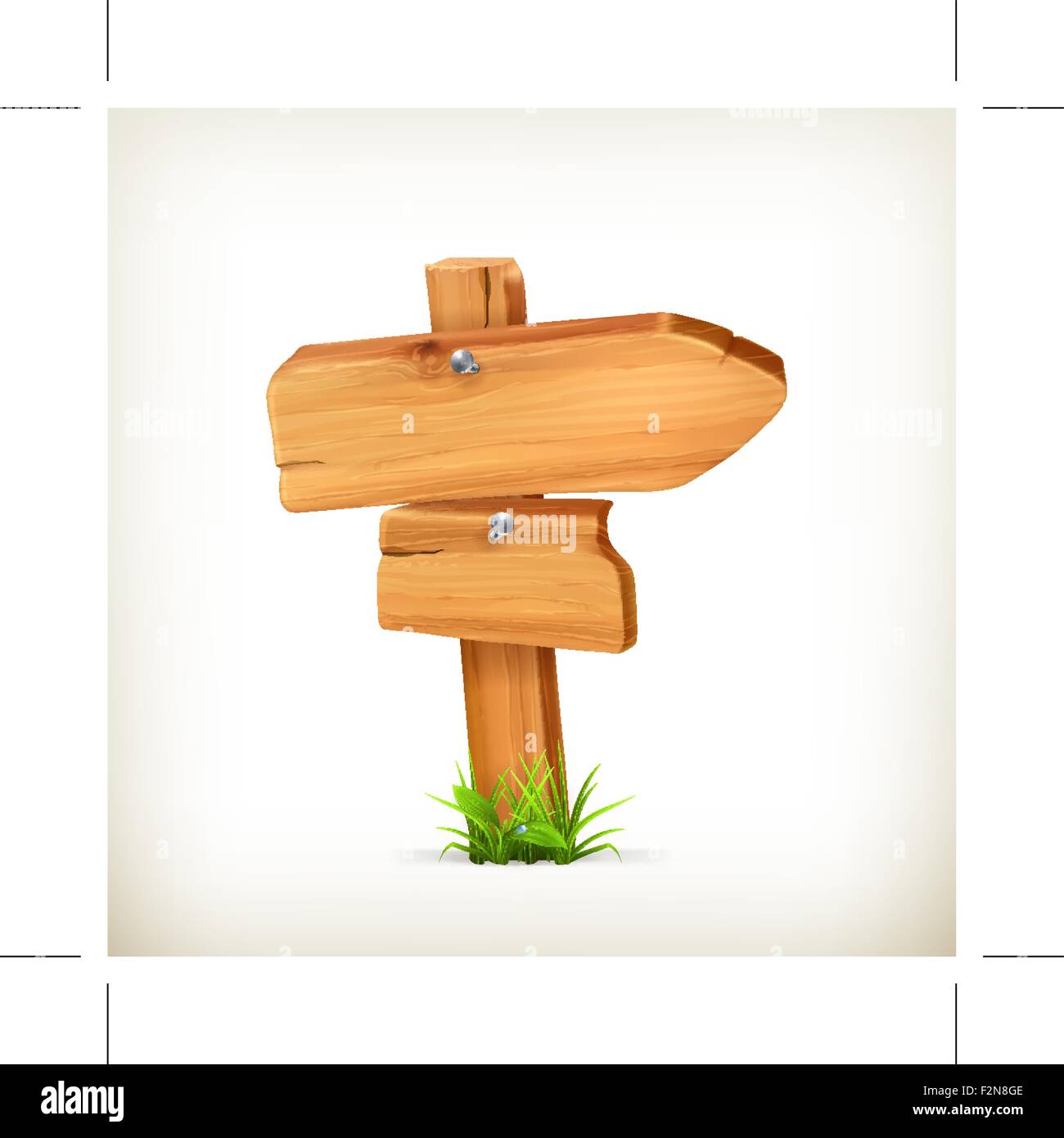 Wooden sign, arrow Stock Vector Image & Art - Alamy