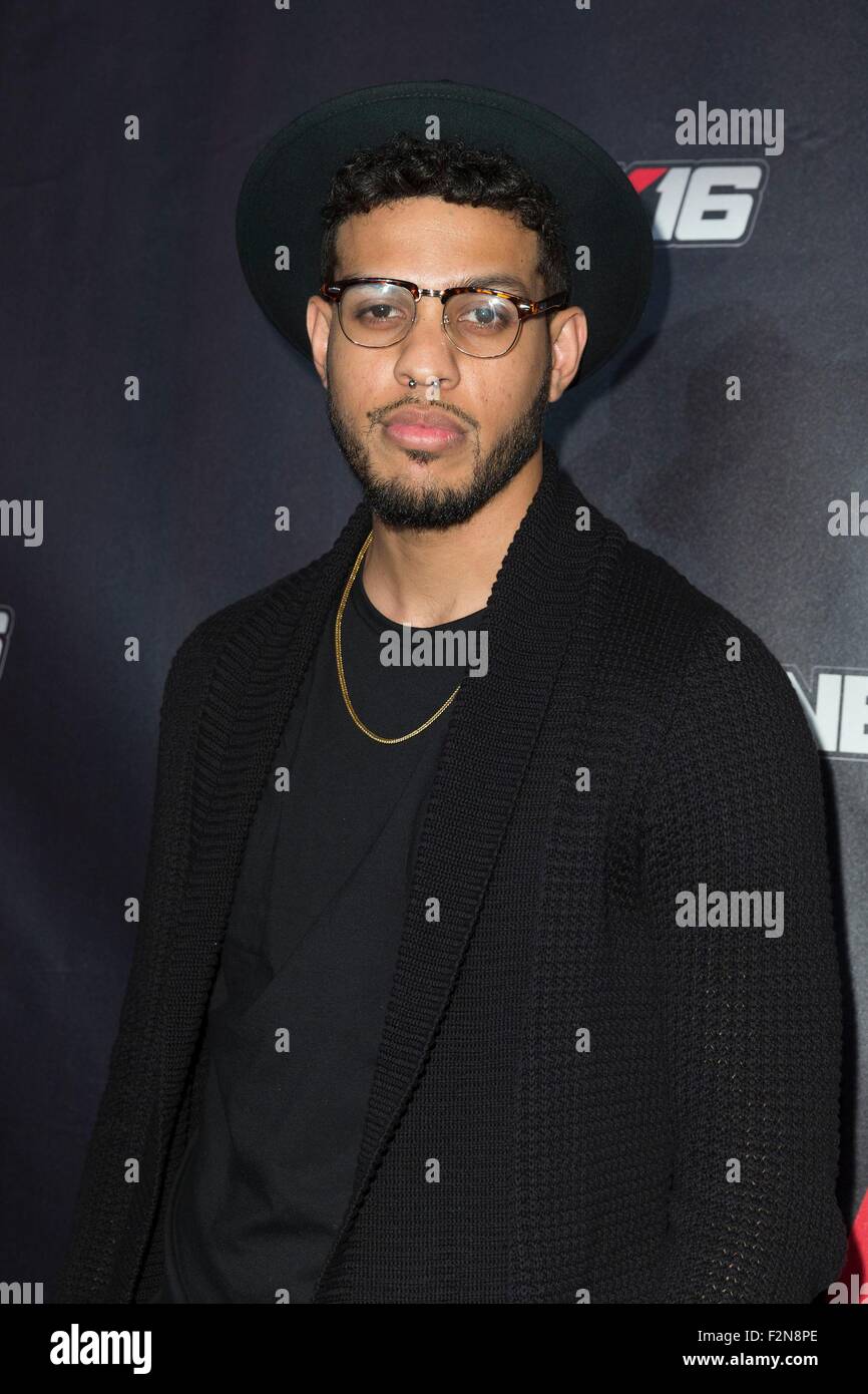 New York, NY, USA. 21st Sep, 2015. Sarunas Jackson at arrivals for NBA