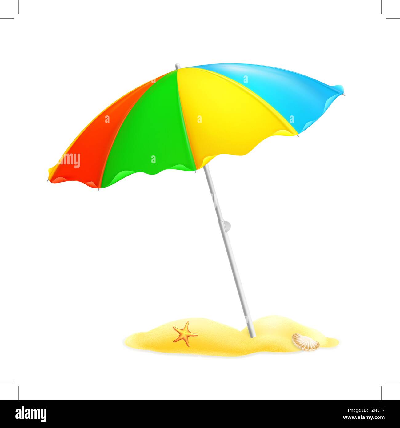 Пляжный зонт рисунок для детей