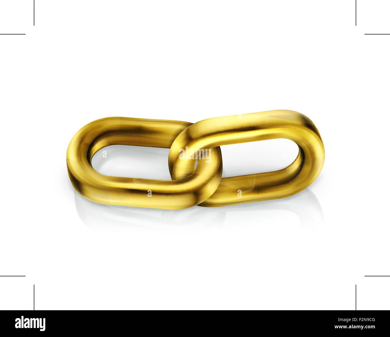 Chain link, vector Stock Vector Image & Art Alamy