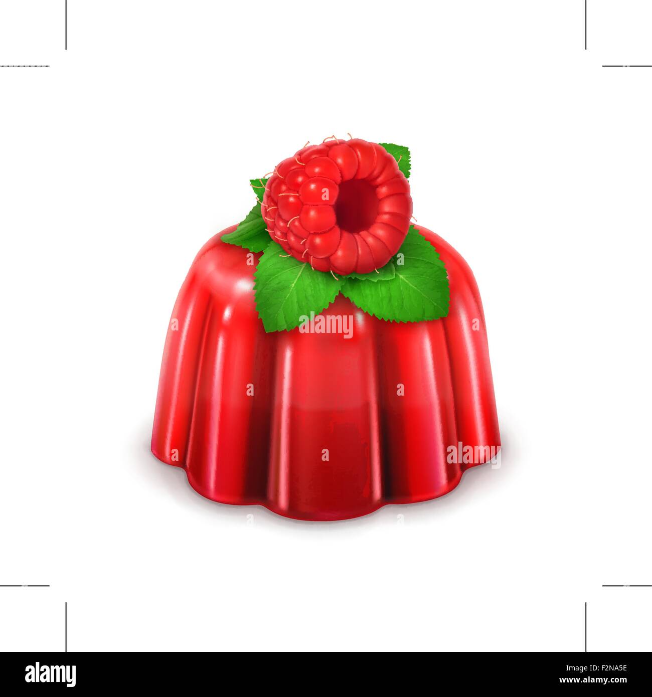 Raspberry jelly, detailed vector Stock Vector Image & Art - Alamy