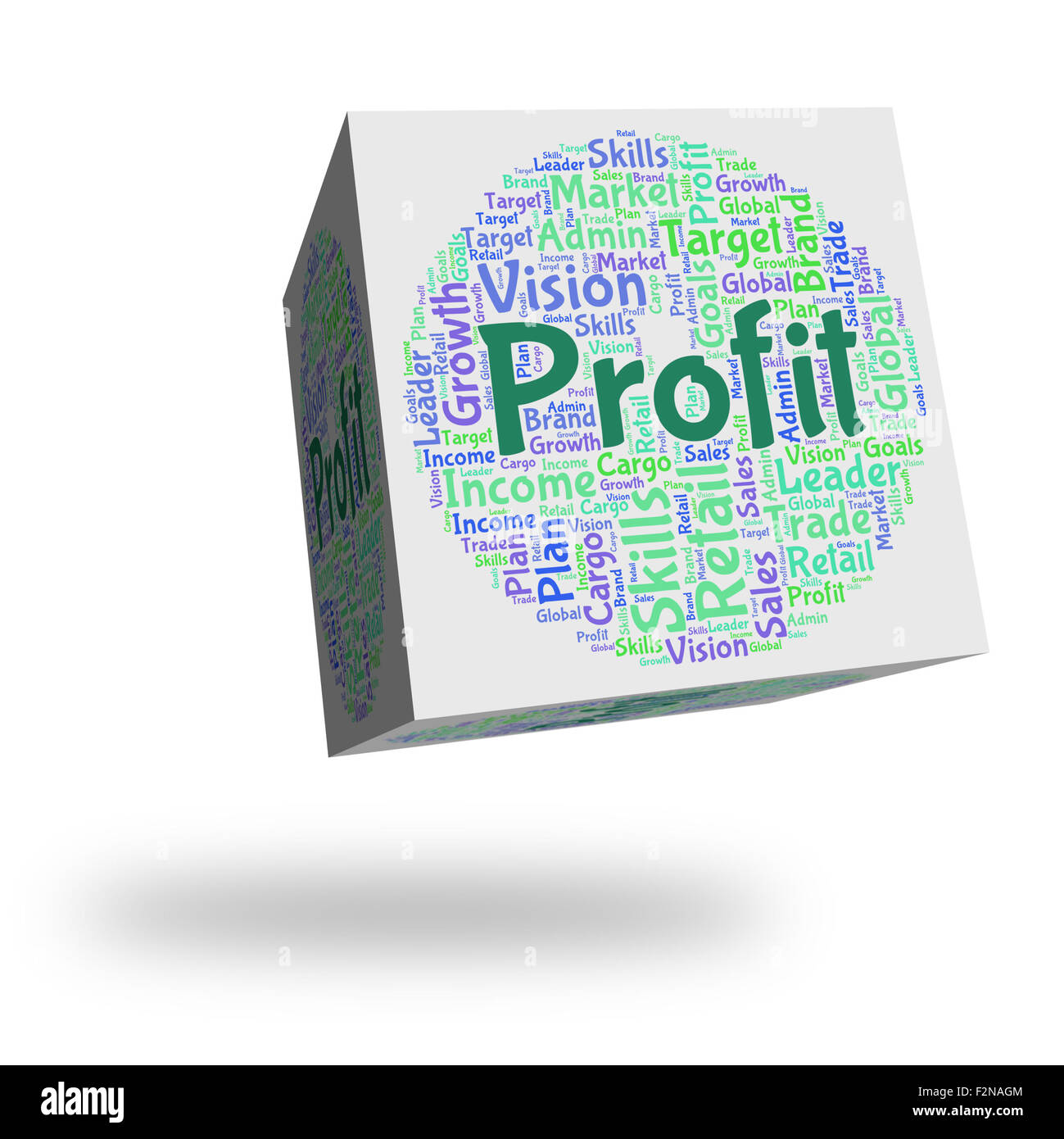 Profit Word Indicating Income Revenues And Earn Stock Photo