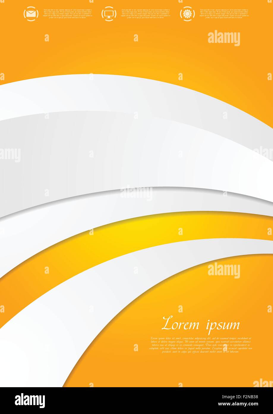 Abstract corporate modern wavy background. Vector design Stock Vector ...