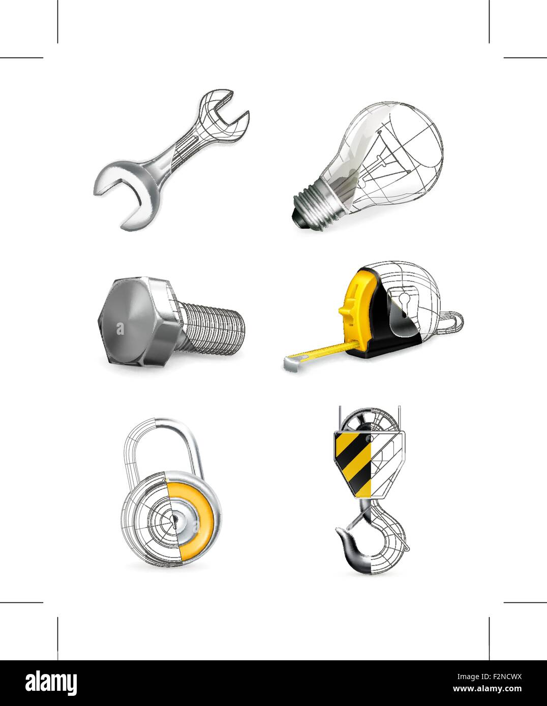 Tools set, vector Stock Vector Image & Art - Alamy