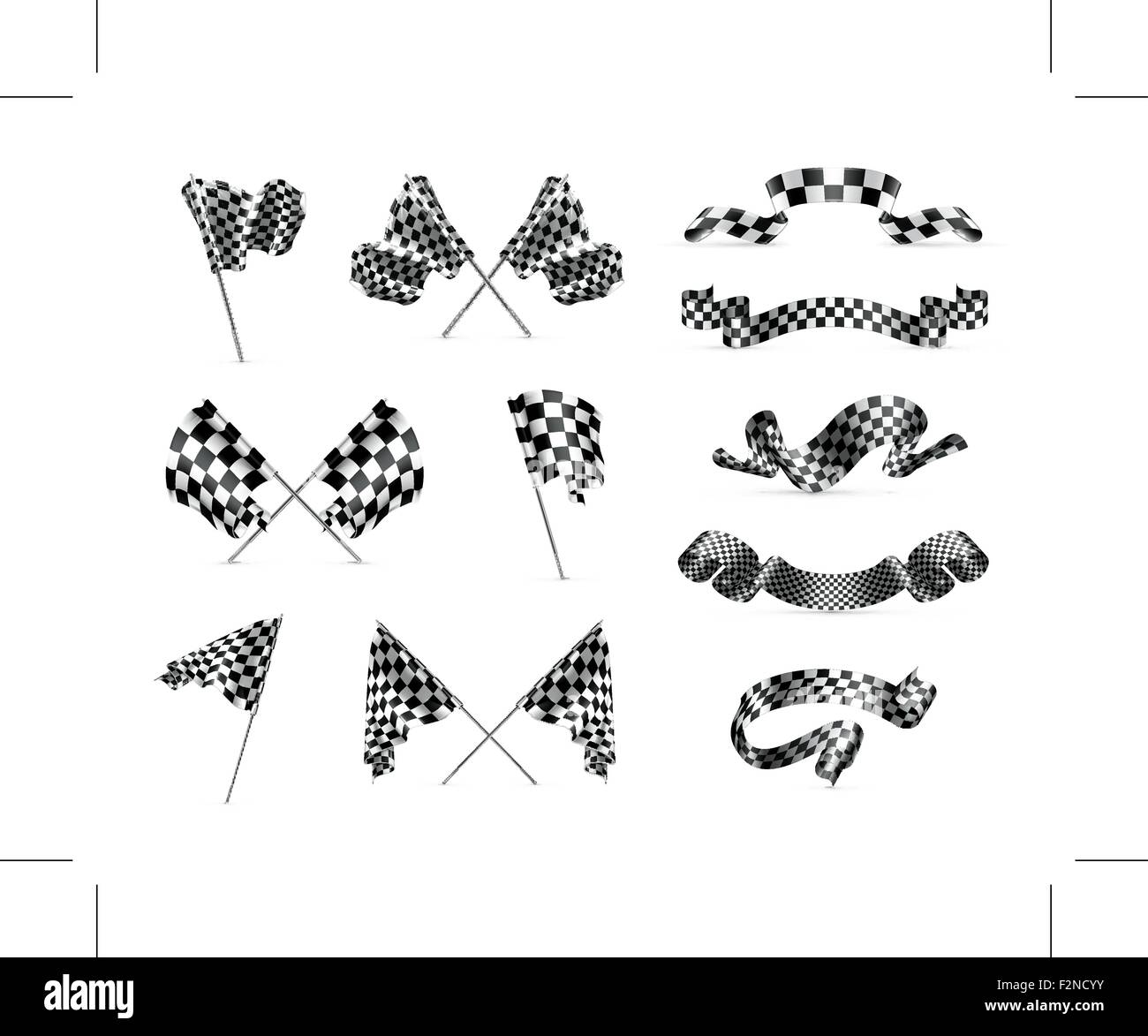 Checkered flags hi-res stock photography and images - Alamy
