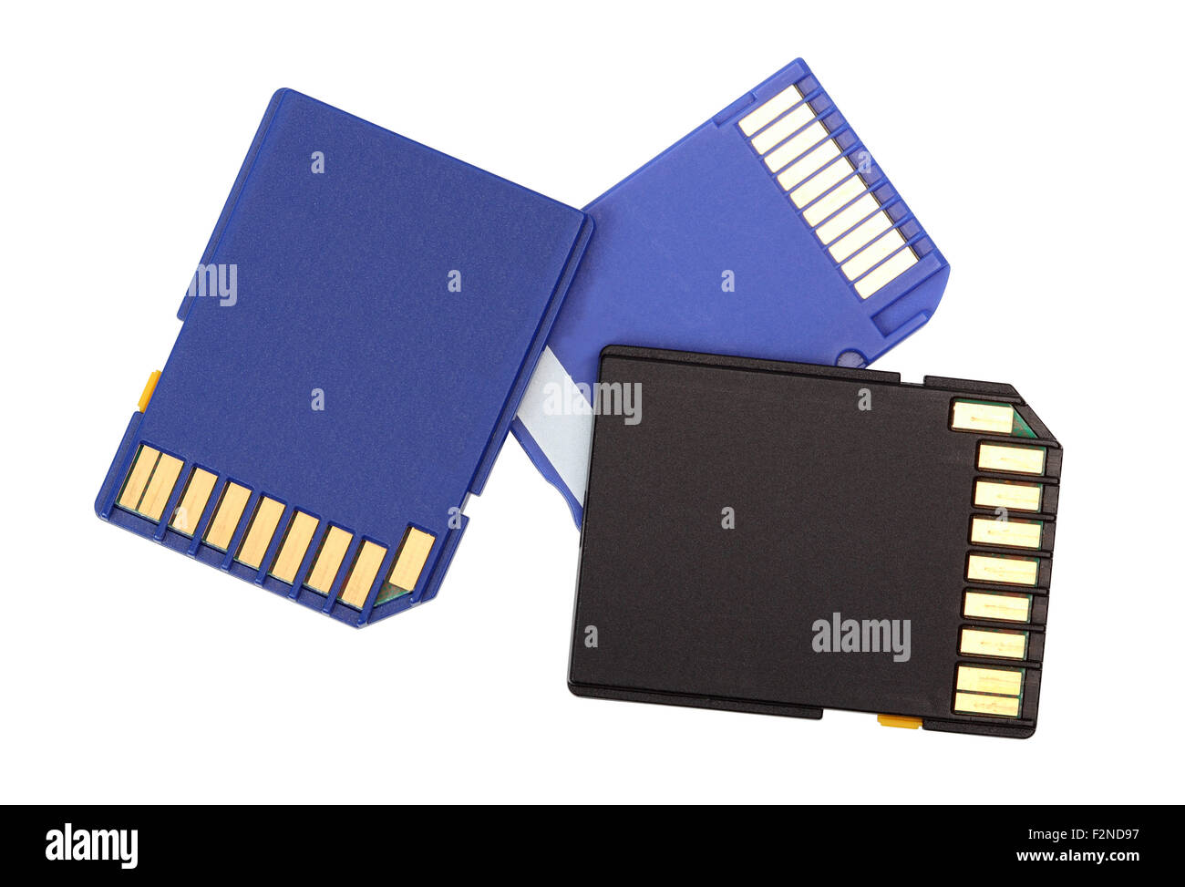 Memory Cards. Isolated with clipping path Stock Photo Alamy