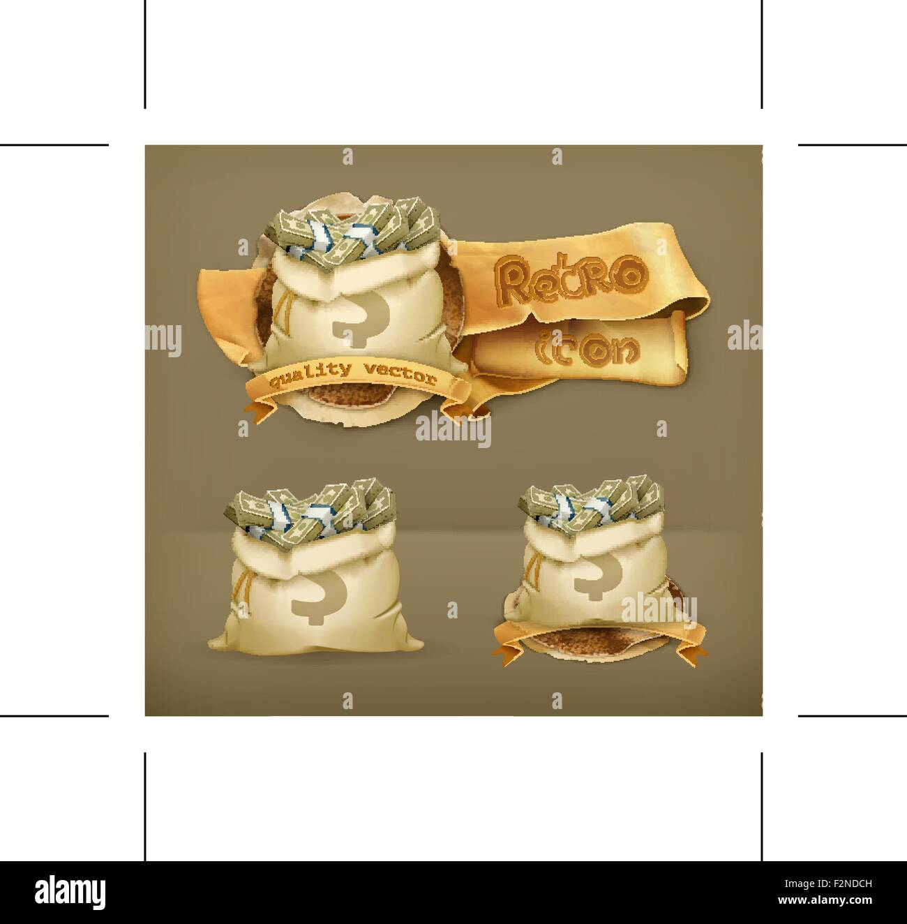 Moneybag, vector icon Stock Vector Image & Art - Alamy
