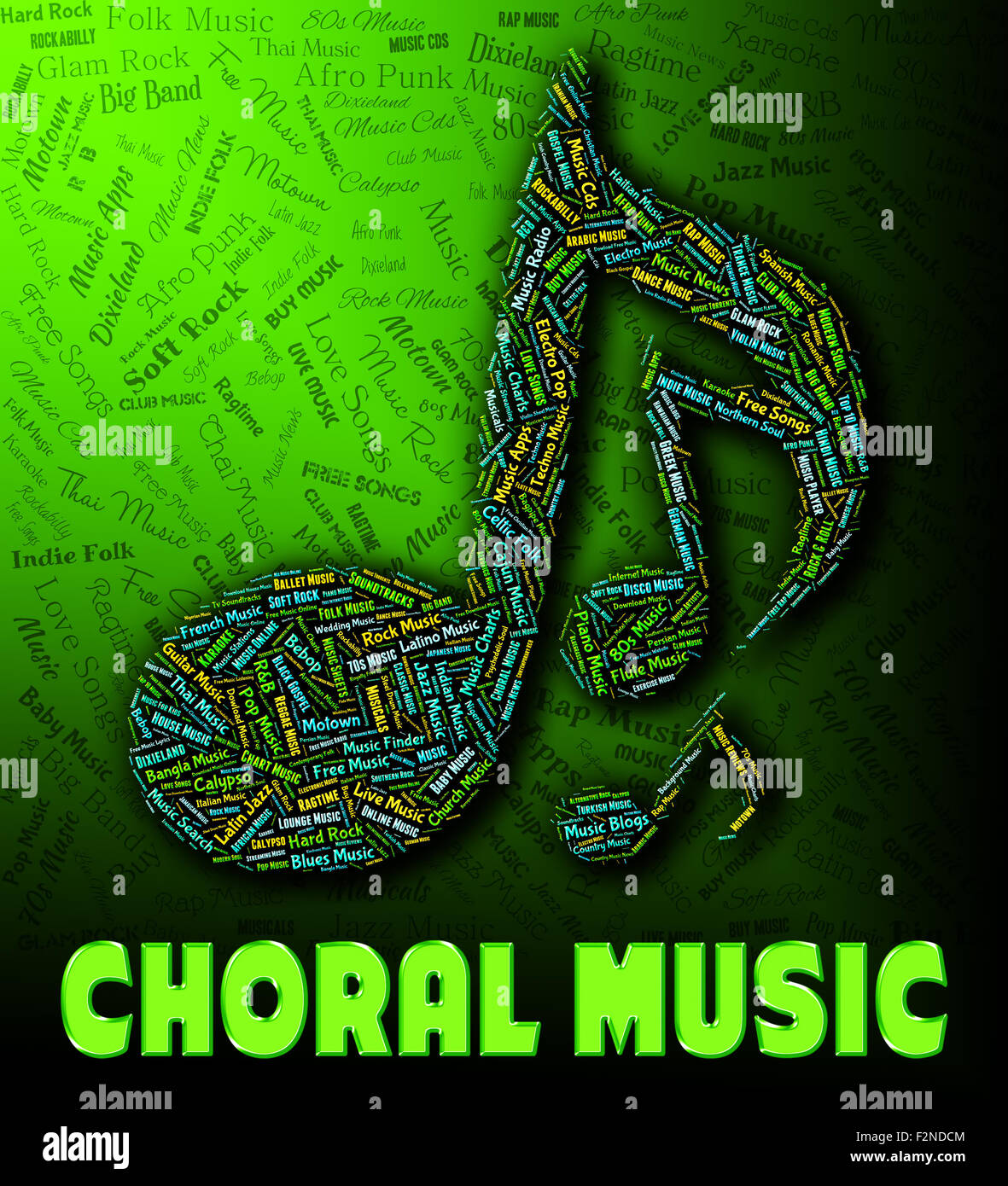 Choral Music Indicating Sound Track And Harmonies Stock Photo Alamy
