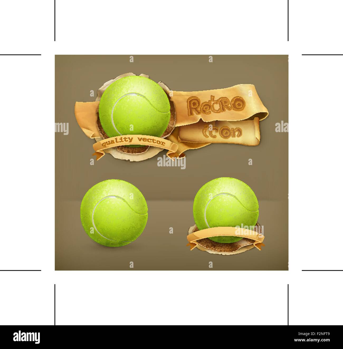 Tennis-ball, vector icon Stock Vector Image & Art - Alamy