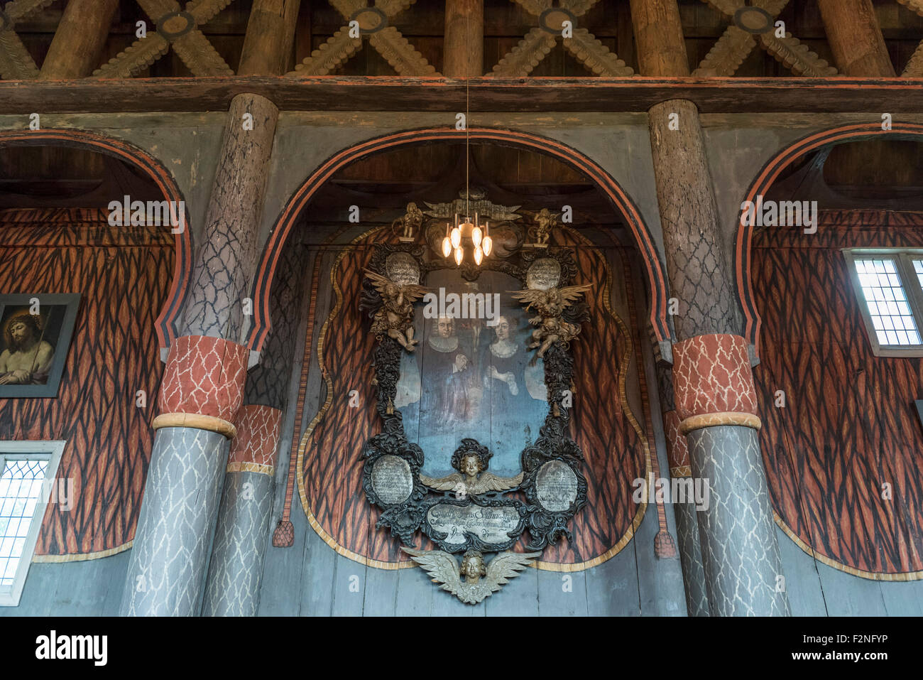 Interior stave church hi-res stock photography and images - Alamy
