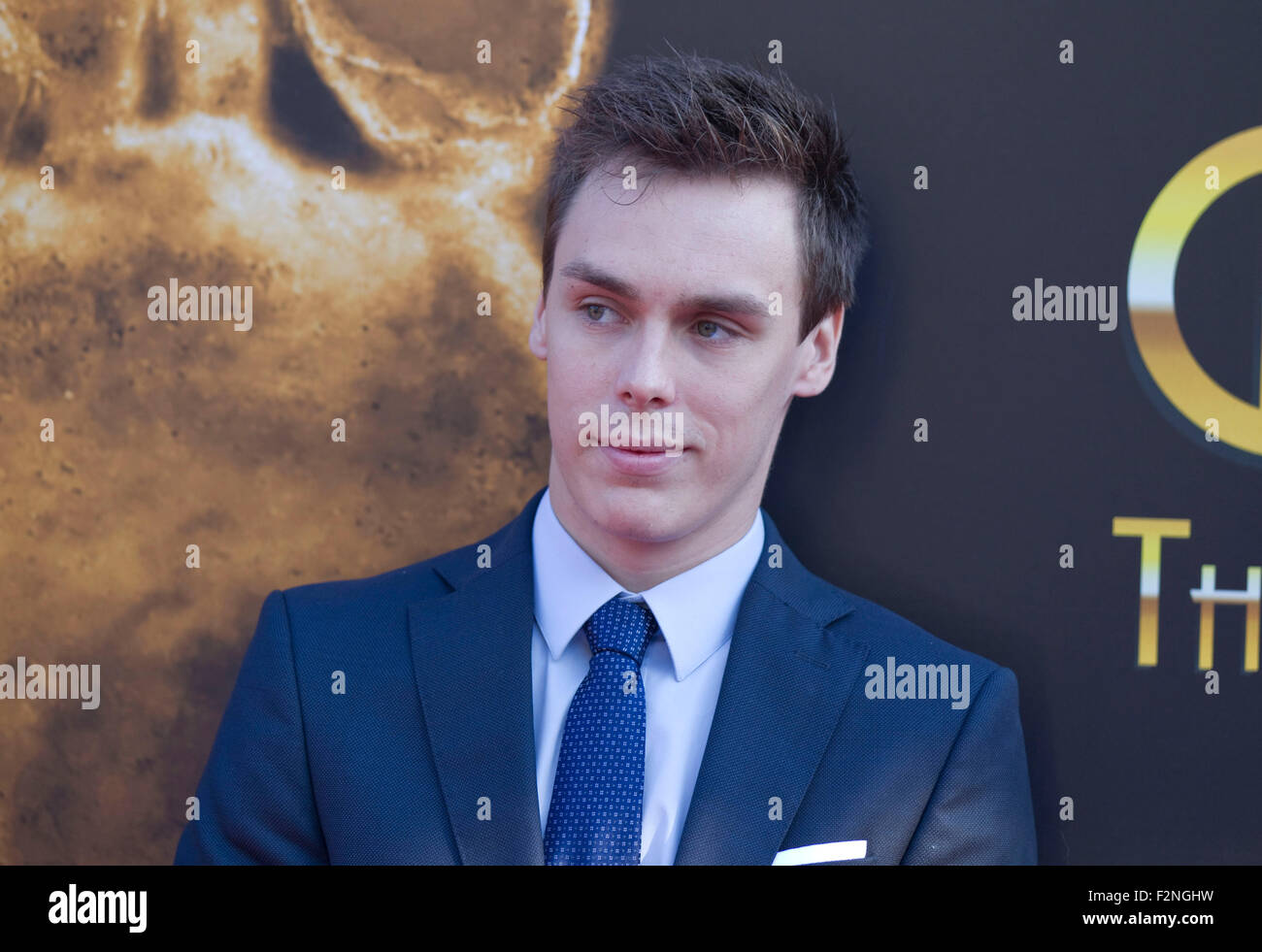 Monaco, September 21, 2015: Louis Ducruet (first son of Princess Stephanie of Monaco) at the Goldenfoot Football Awards./picture alliance Stock Photo