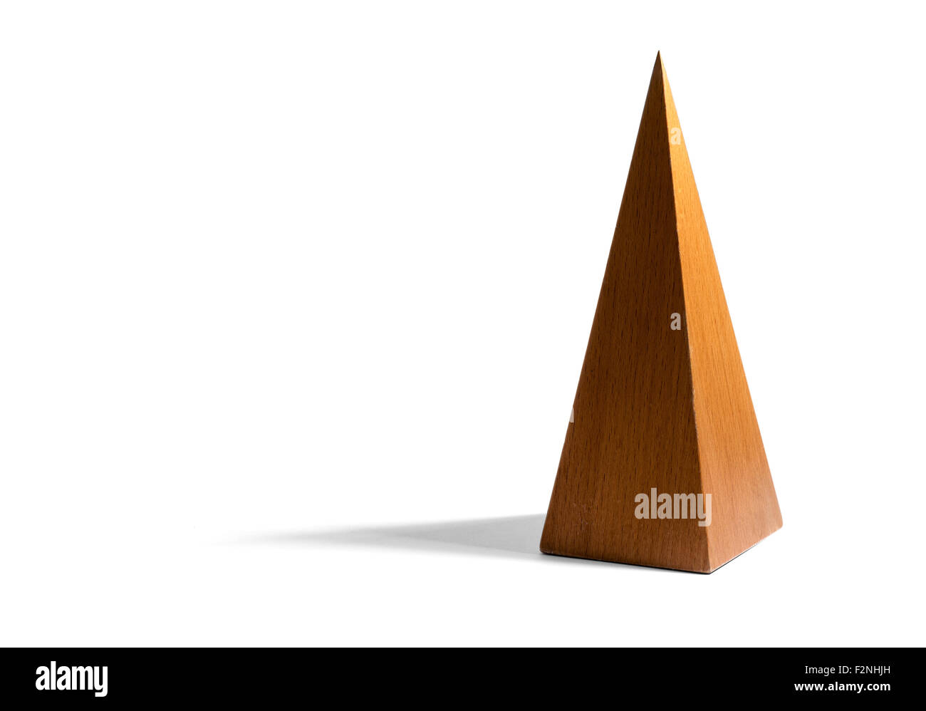 wooden pyramid blocks