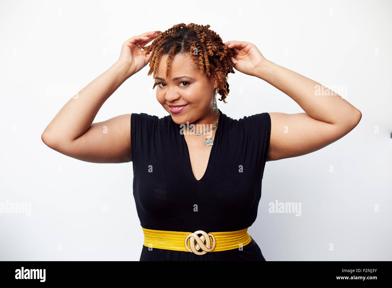 Woman posing silhouette hi-res stock photography and images - Alamy