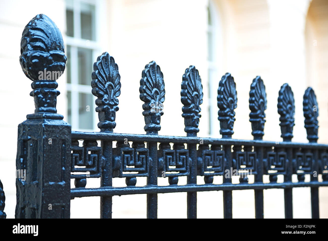 Steel Railing Abstract abstract metal in englan london railing steel and background Stock ...