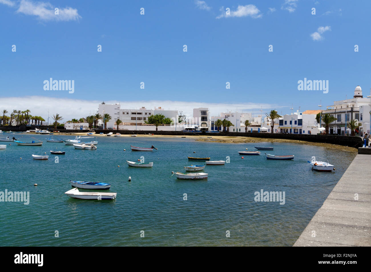 Charco De San Gines Arrecife Lanzarote Canary Islands Spain Stock