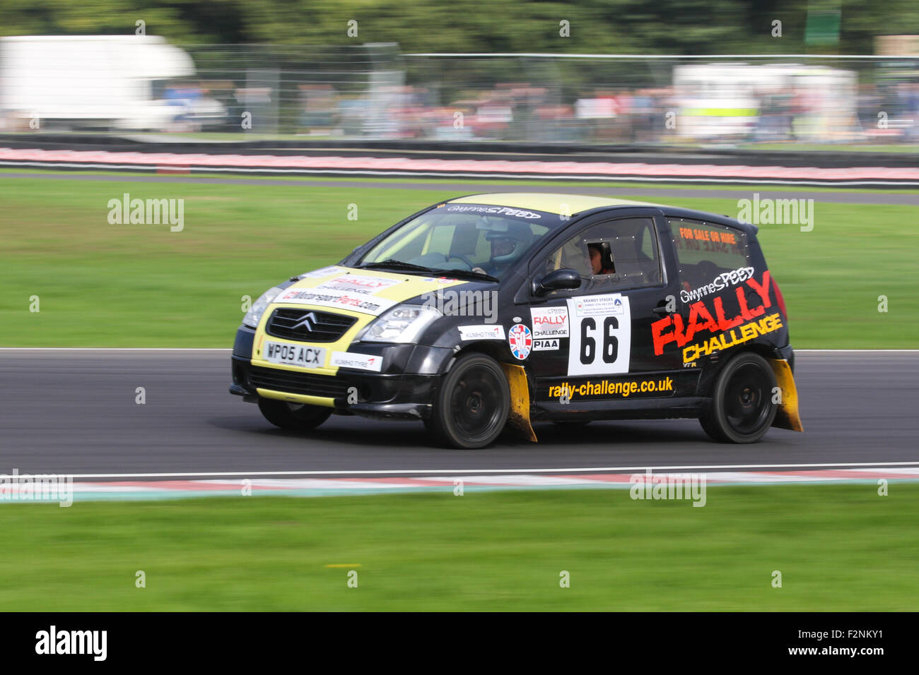 A Citroen on track at Castle Combe Circuit's Rallyday Stock Photo - Alamy