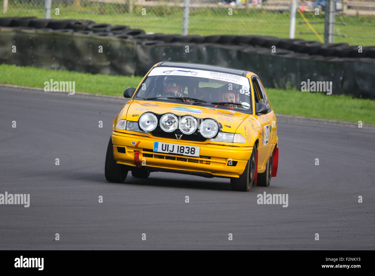 A Vauxhall Astra on track at Castle Combe Circuit's Rallyday. Stock Photo
