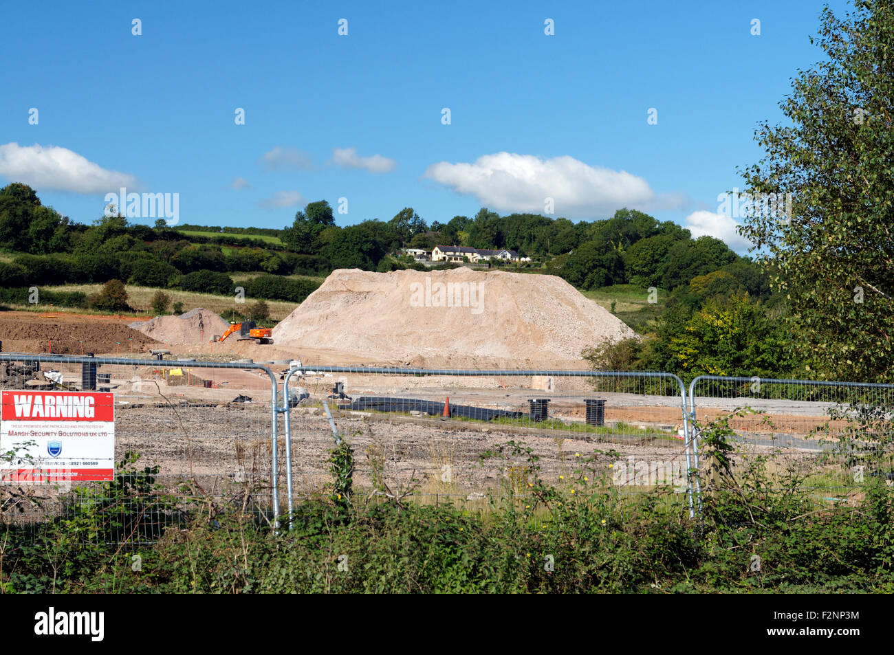 Bellway Homes green field construction site, Culverhouse Cross, Cardiff