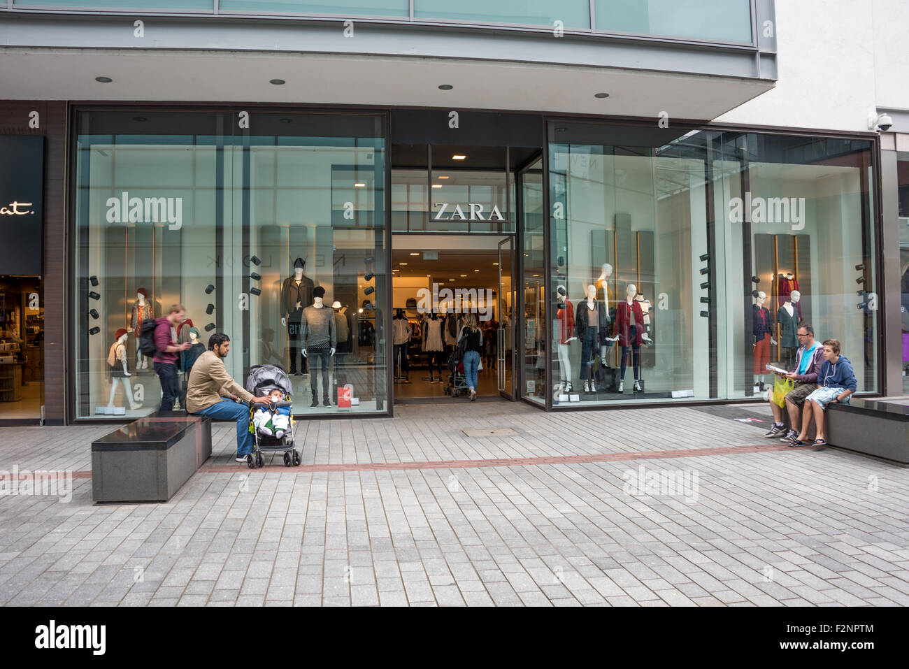 Zara Clothing store in Exeter City UK 
