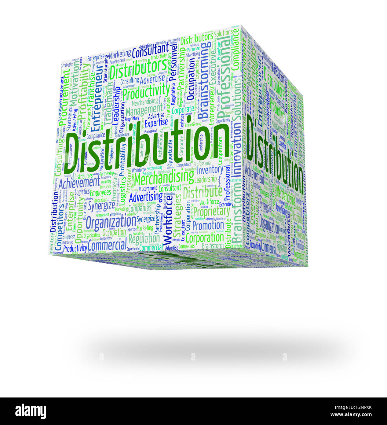 Distribution Word Showing Supply Chain And Delivery Stock Photo Alamy